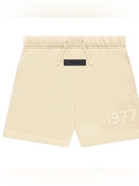 Fear of God  Essentials Kids Cream Drawstring Shorts